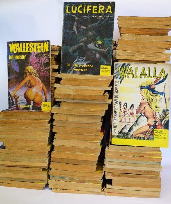 Strips voor volwassenen Jacula, Hessa, Lucifera enz., Meerdere stripboeken, Ophalen, Gelezen