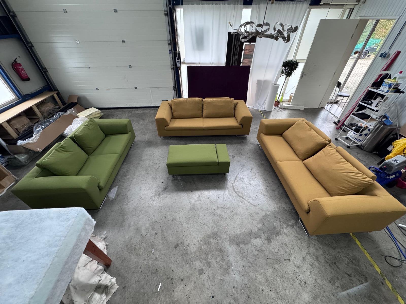 Leolux how lazy  is gestoffeerd  alles set, Ophalen of Verzenden, 75 tot 100 cm