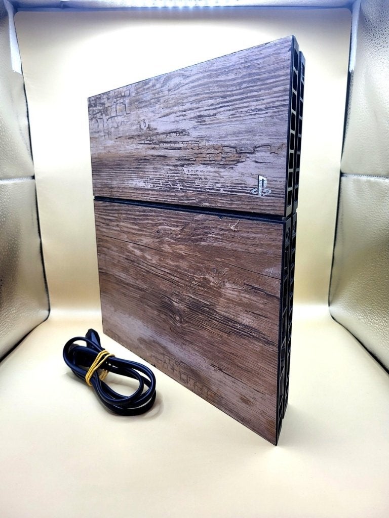 PlayStation 4 Console - Wood Skin - 500GB - CUH-1004A - PS4, Spelcomputers en Games, Spelcomputers | Sony PlayStation 4, 500 GB
