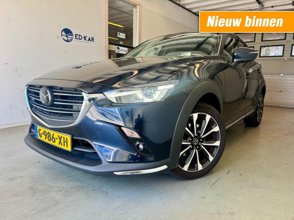 Mazda CX-3 2.0 SkyActiv-G 120 GT-M HUD CAMERA ACC ECC TOP CO, Auto's, Mazda, Bedrijf, CX-3, ABS, Adaptive Cruise Control, Airbags