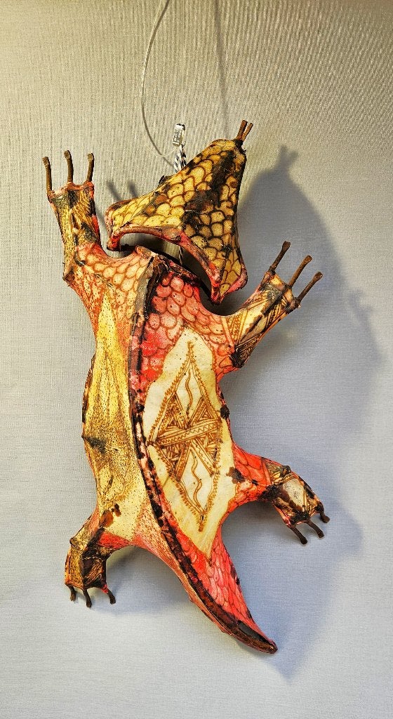 Groot Handgemaakt Tribaal Sculptuur, Antiek en Kunst, Kunst | Beelden en Houtsnijwerken, Overige typen, Overige onderwerpen, Ophalen of Verzenden