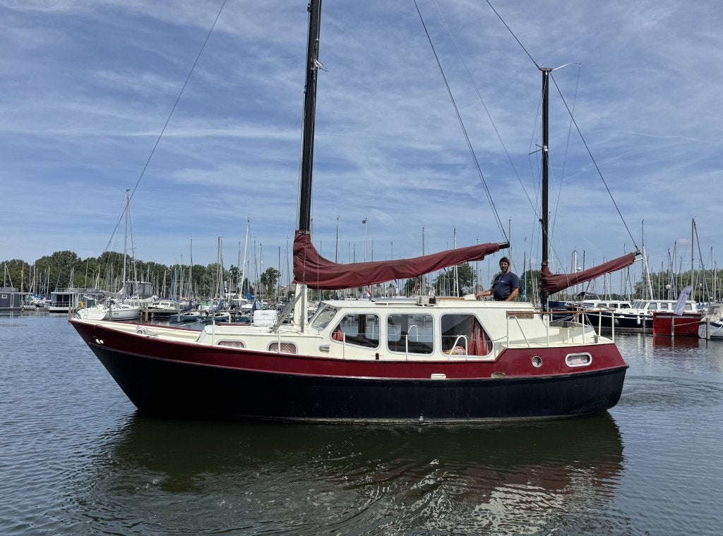De Wit Kotter 1000 motorboot motorsailer, 10 m, Overige merken, Gebruikt, Staal