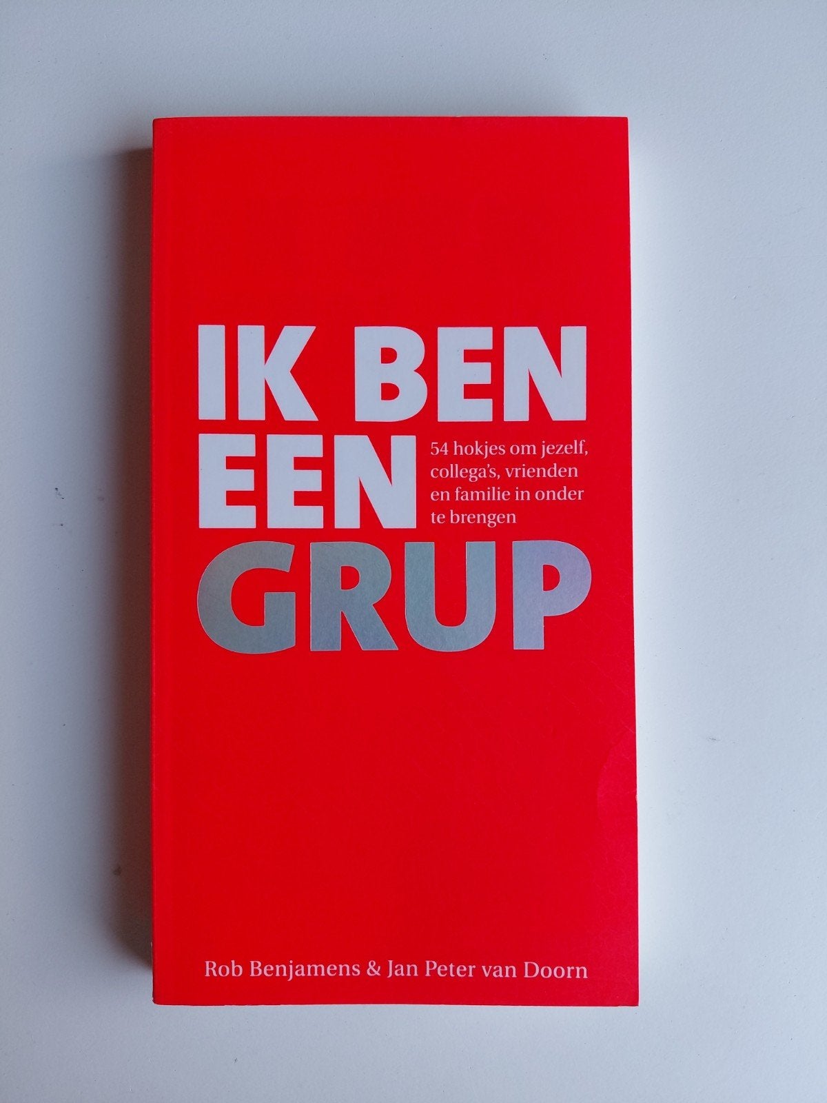 Rob Benjamens - Ik ben een Grup, Boeken, Ophalen of Verzenden, Zo goed als nieuw, Rob Benjamens; Jan Peter van Doorn