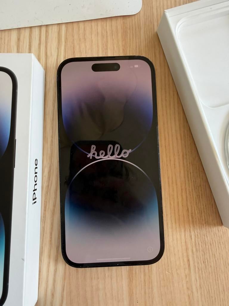 Iphone 14 pro Space Black geheugen 1TB, Ophalen, 83 %, Zwart, 1 TB