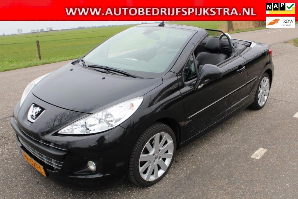 Peugeot 207 CC 1.6 VTi Griffe // LEER / KLIMA //, Auto's, Voorwielaandrijving, Euro 5, 15 km/l, Gebruikt