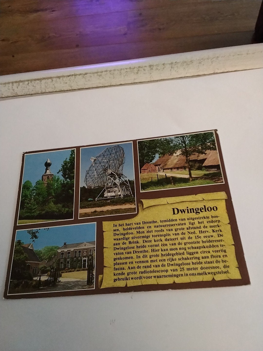 Oude ansichtkaart Dwingeloo, Drenthe - 1991, Ophalen of Verzenden, 1980 tot heden, Gelopen, Drenthe