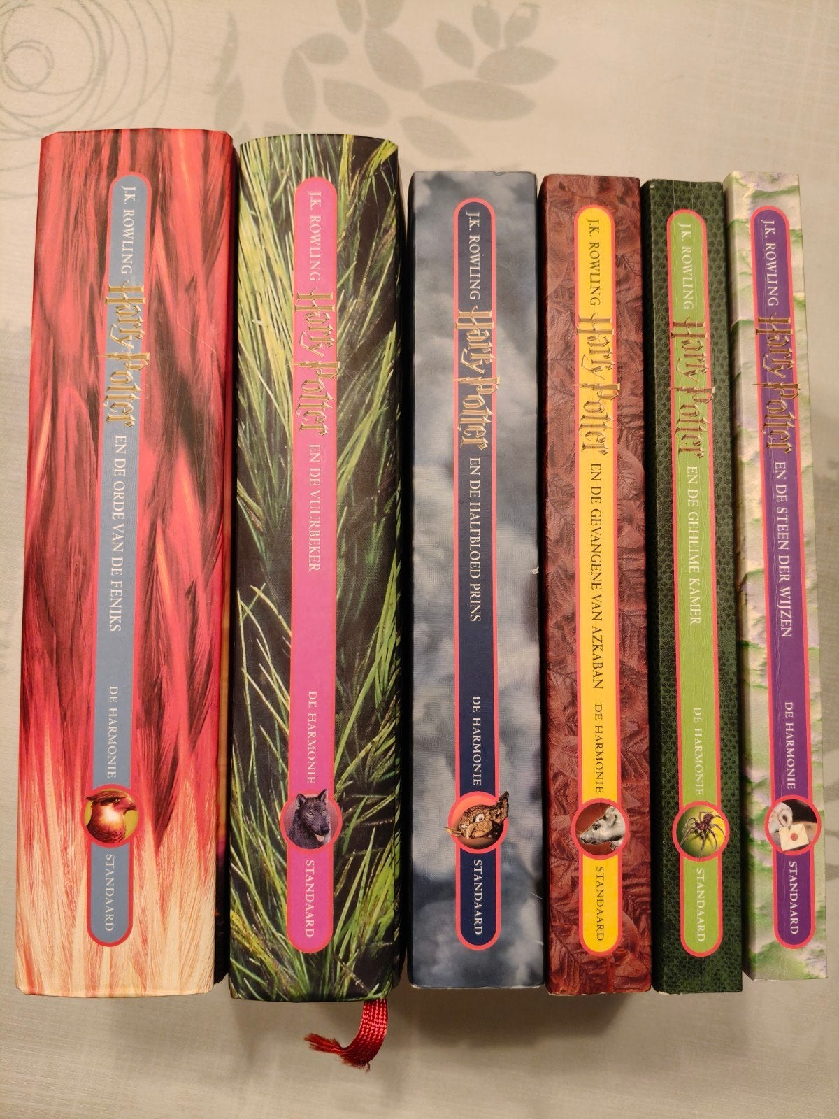 Harry Potter boeken set (6 delen) - Hardcover & Paperback, Ophalen, Zo goed als nieuw, Boek of Poster