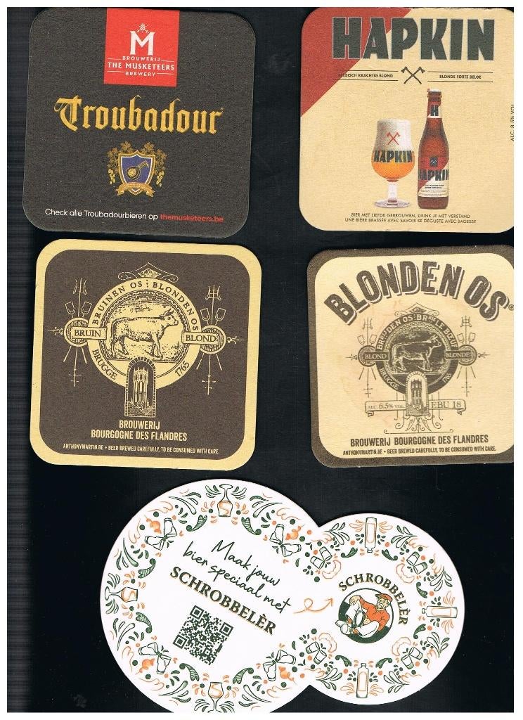 BIERVILTJES, Verzamelen, Verzenden, Nieuw, Viltje(s), Overige merken