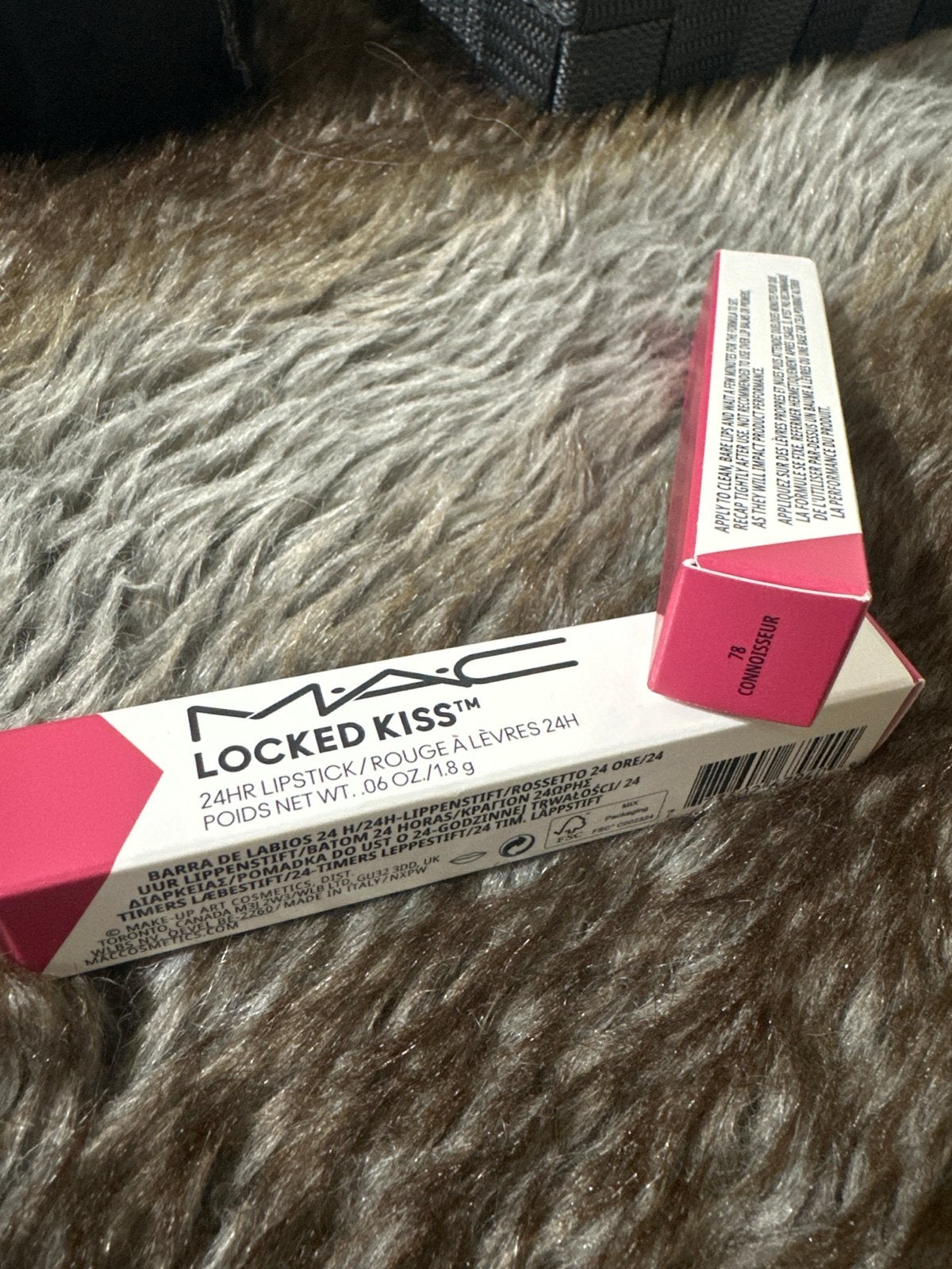 2 stuks! MAC Locked Kiss 24HR Lipstick - 78 Connoisseur, Ophalen, Lippen, Nieuw, Make-up