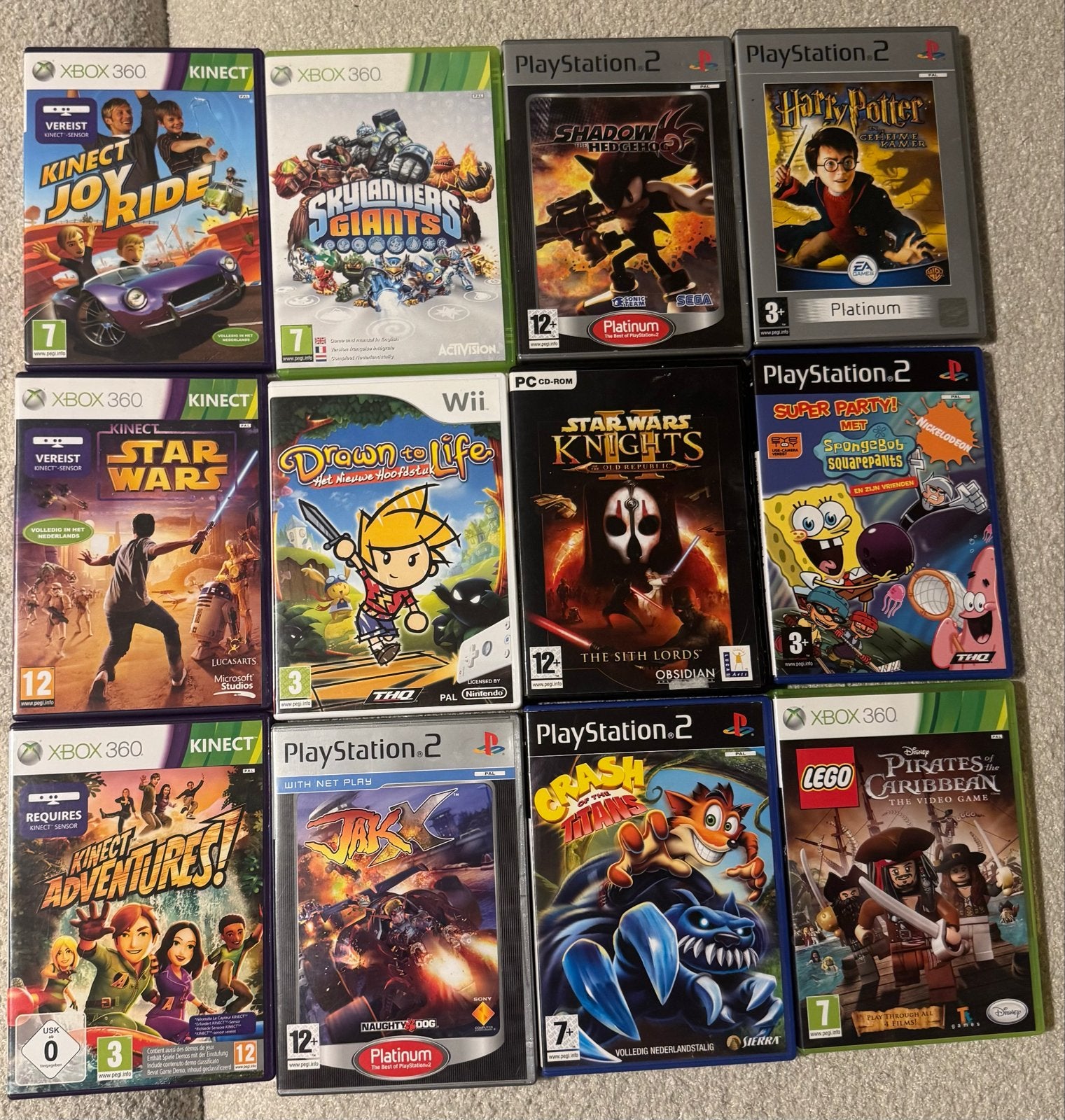 Diverse games voor Xbox 360, Wii en PlayStation 2, Ophalen of Verzenden, Gebruikt, Overige genres