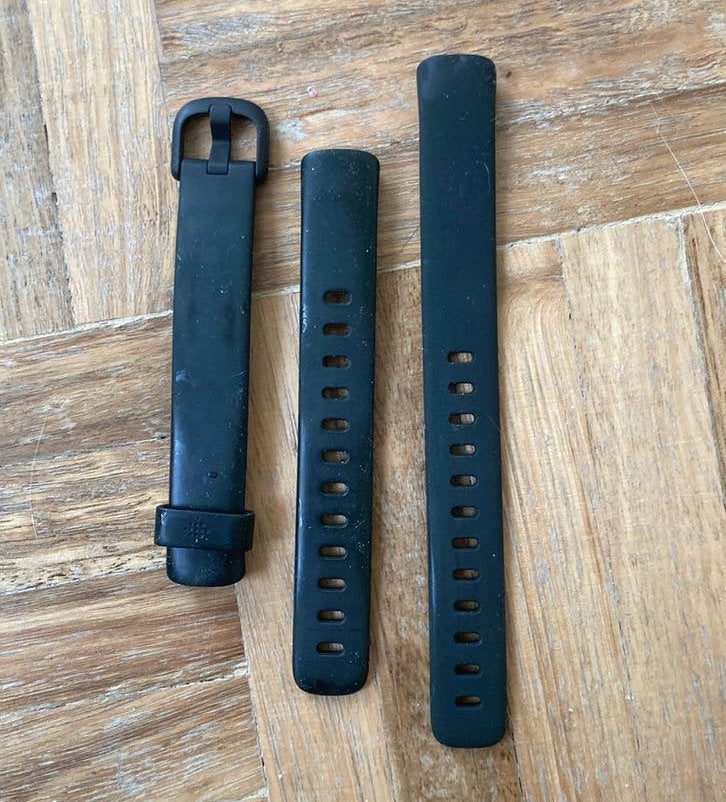 Fitbit inspire 3 siliconen bandje - GRATIS, Zwart, Ophalen of Verzenden, Zo goed als nieuw, Fitbit