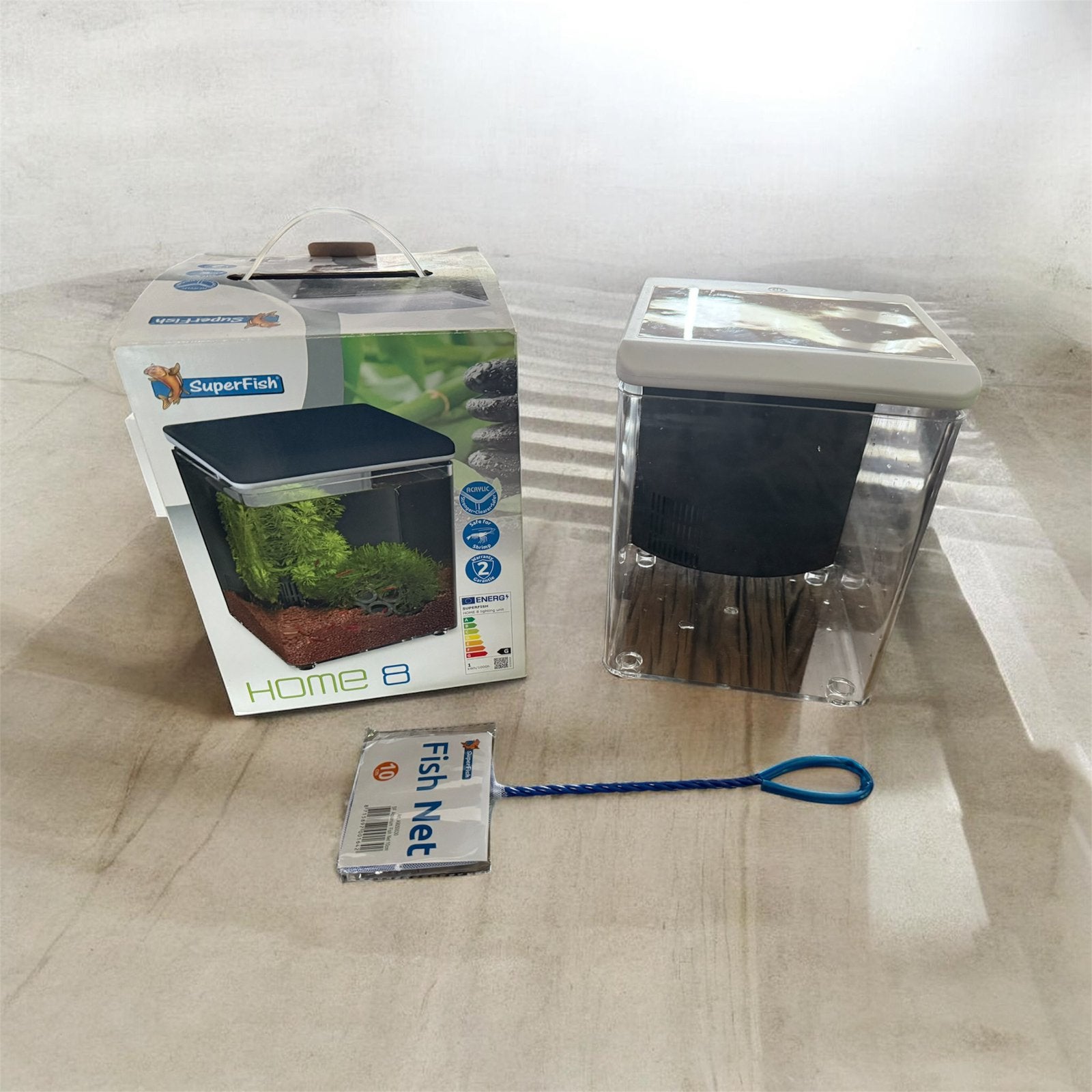 Superfish Home 8 Nano Aquarium, Dieren en Toebehoren, Vissen | Aquaria en Toebehoren, Nieuw, Ophalen of Verzenden, Leeg aquarium