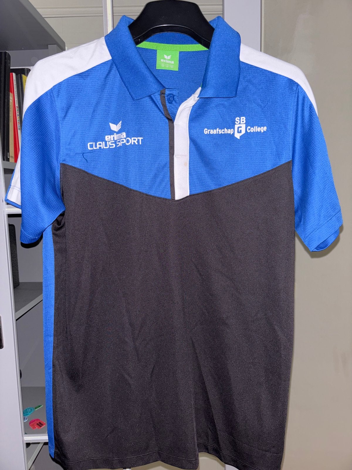 Erima Polo Shirt SB Graafschap College Maat M, Ophalen of Verzenden, Zo goed als nieuw