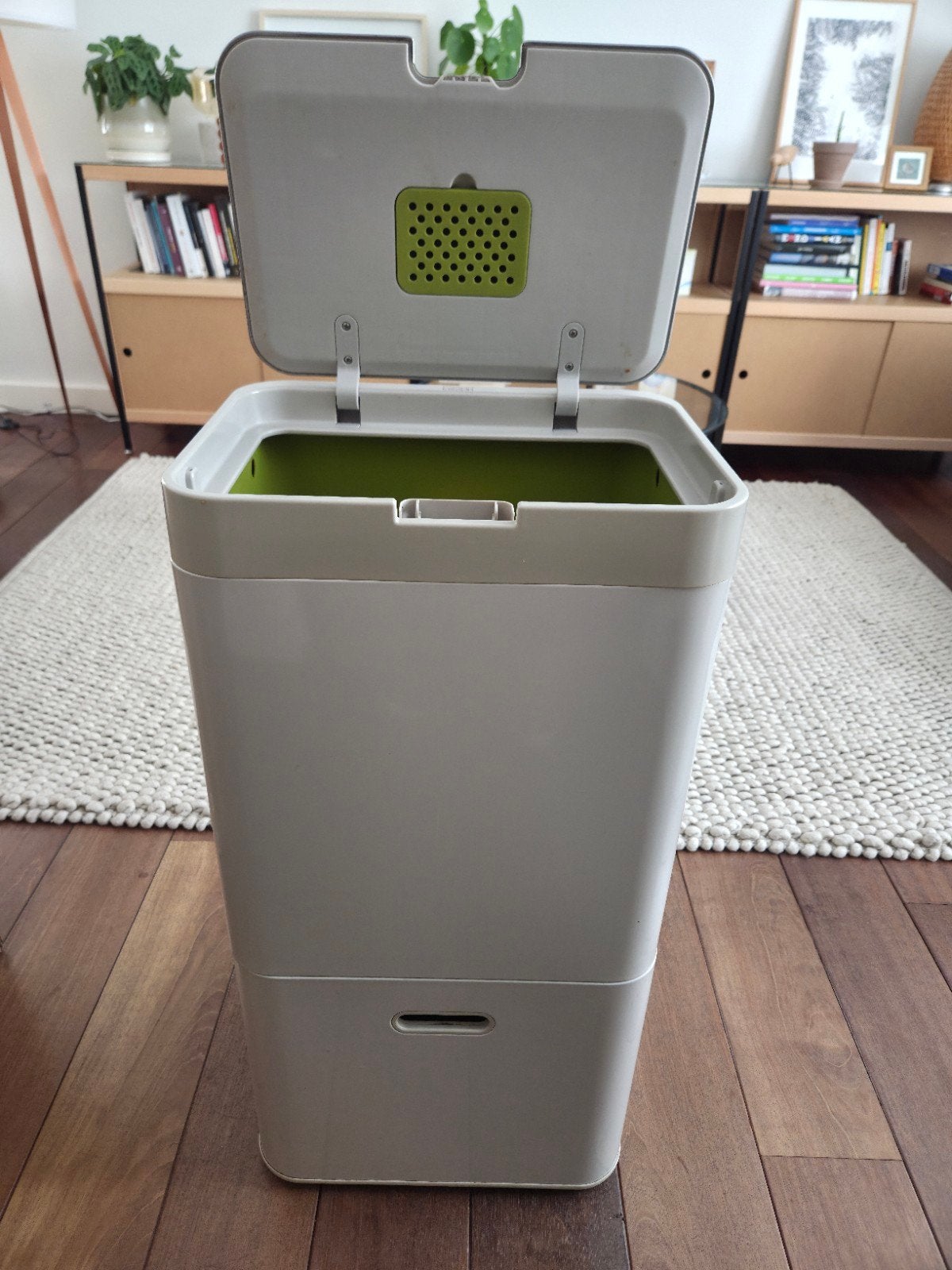 Joseph Joseph afvalscheider met defect deksel (60L), Kunststof, Gebruikt, 40 liter of meer, Ophalen of Verzenden