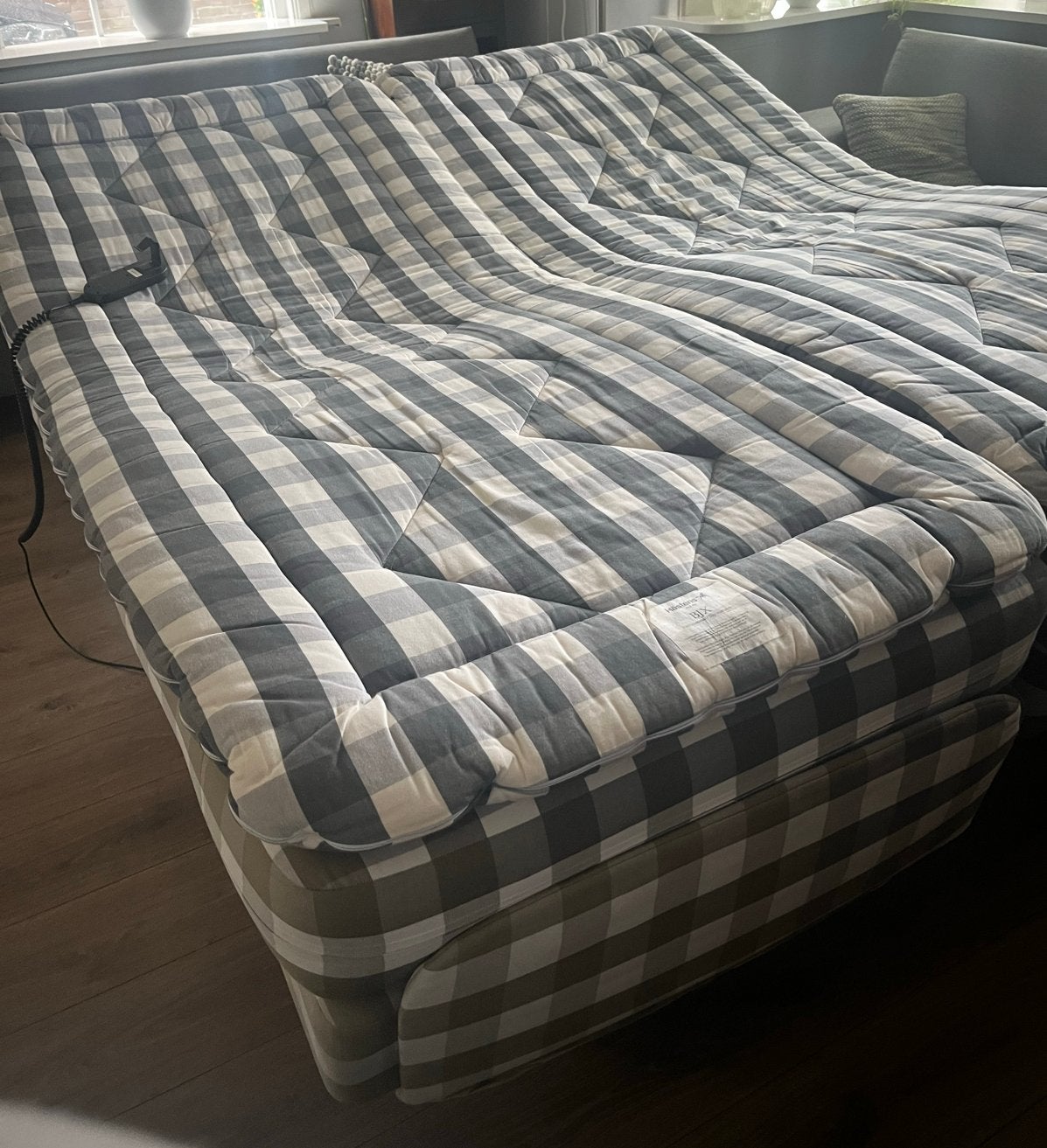 2 Hästens Comfortable verstelbare bedbodems 90x210 cm, Ophalen, Tweepersoons, 180 cm, Metaal