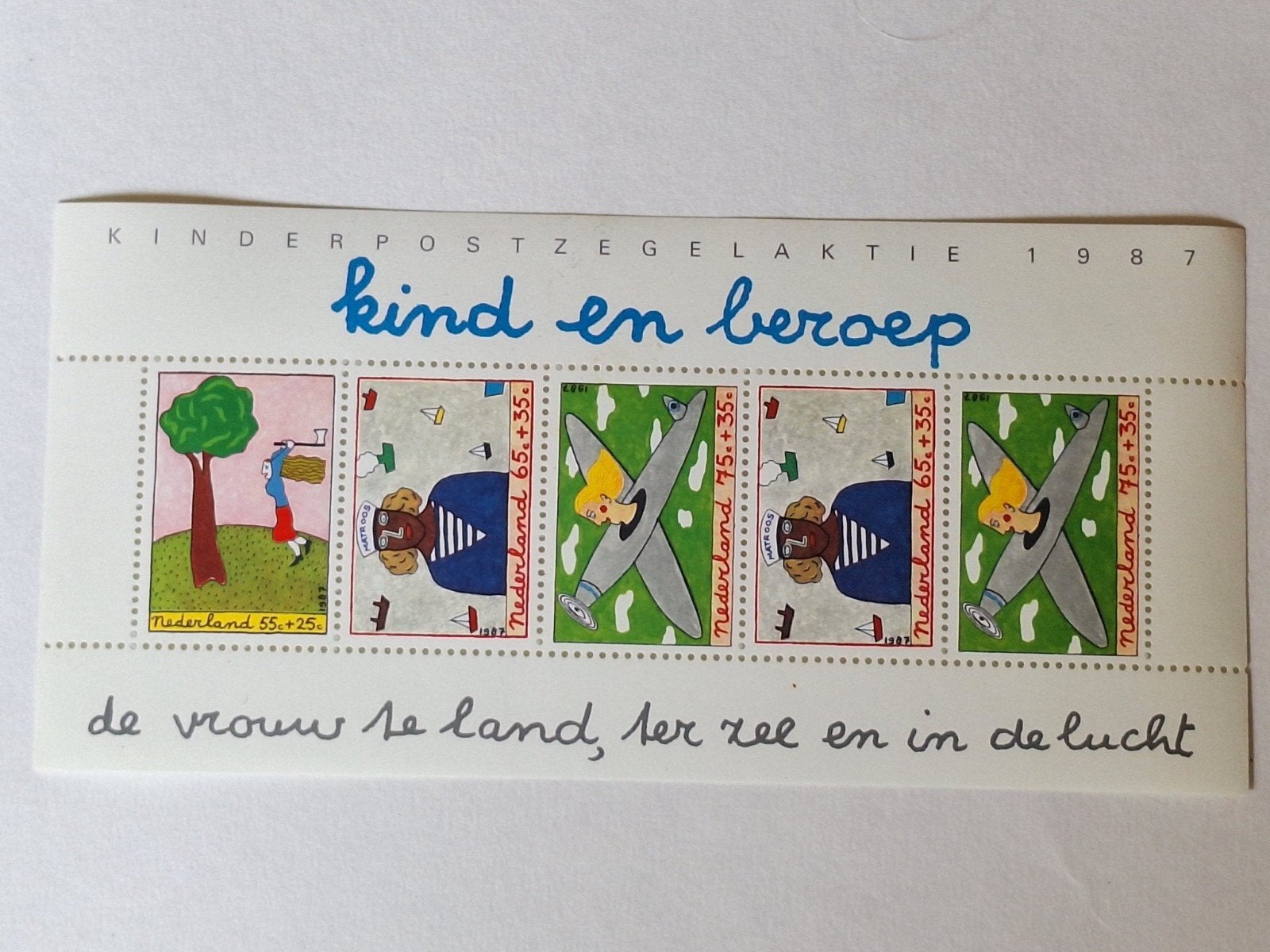 Kinderpostzegels 1987, Postzegels en Munten, Postzegels | Suriname, Ophalen of Verzenden