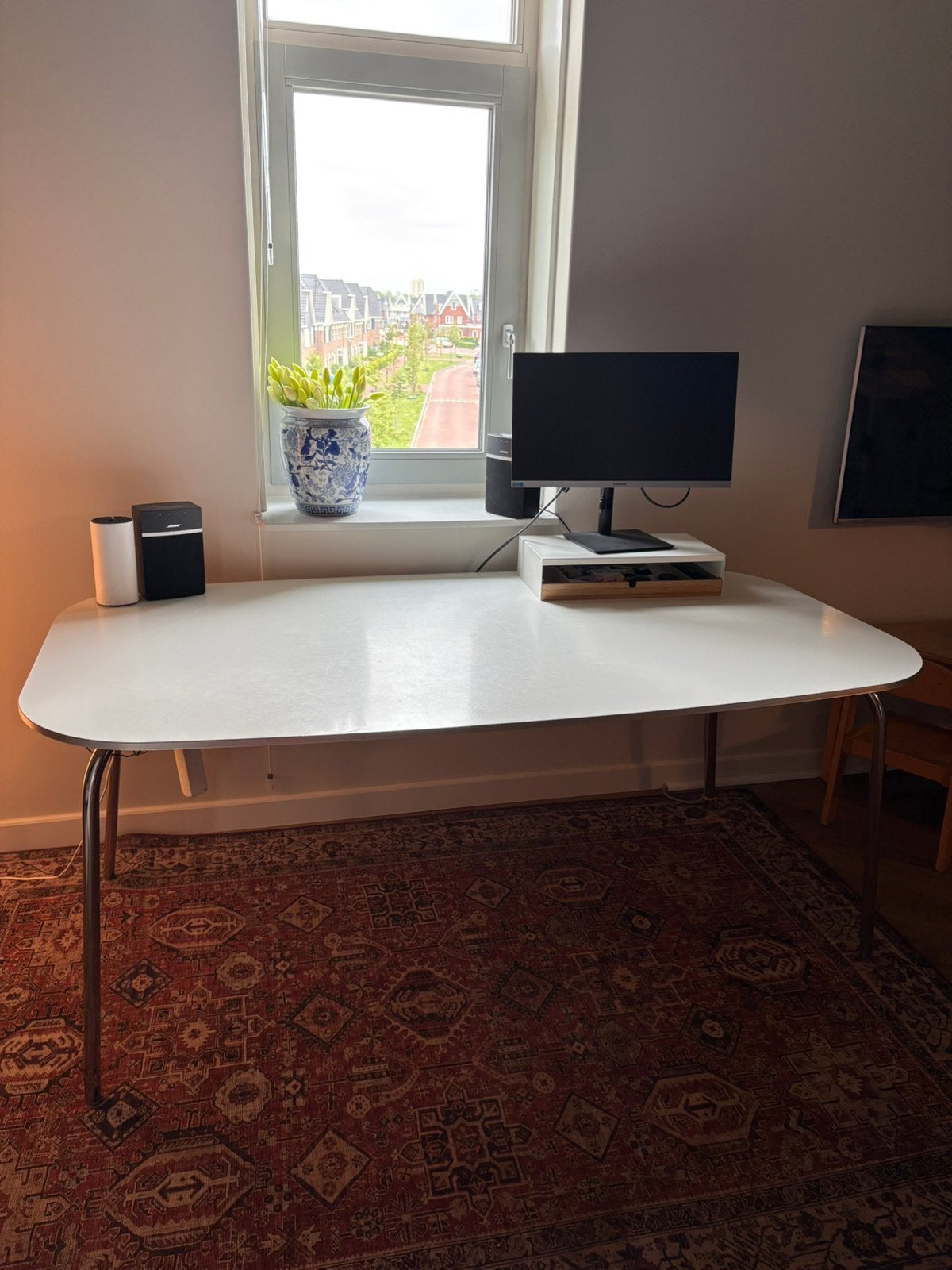 Ikea vintage grimle tafel bureau, Ophalen, 50 tot 100 cm, Zo goed als nieuw, 150 tot 200 cm