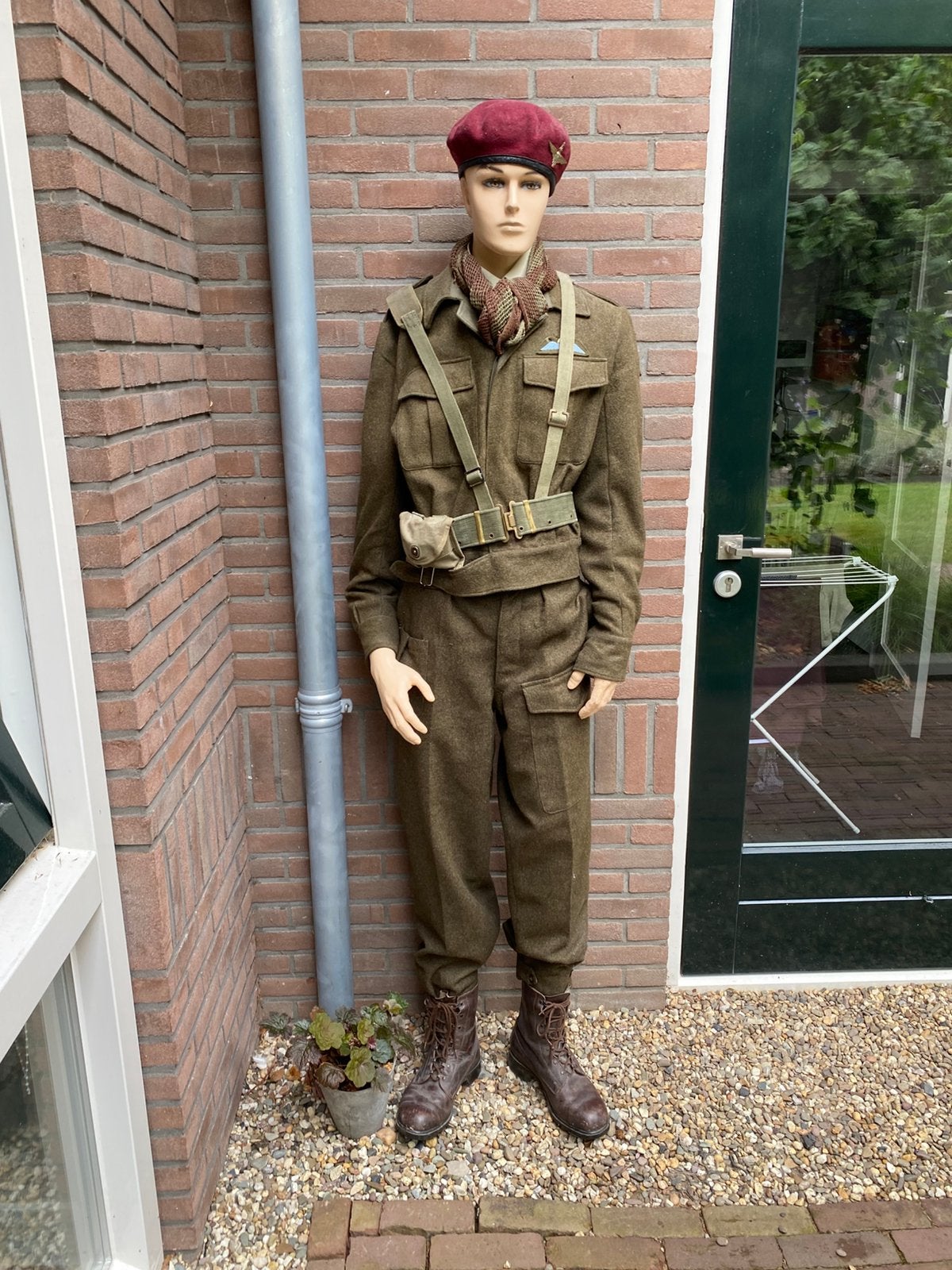 Brits airborne reenactment uniform, Ophalen of Verzenden, Landmacht, Engeland, Kleding of Schoenen