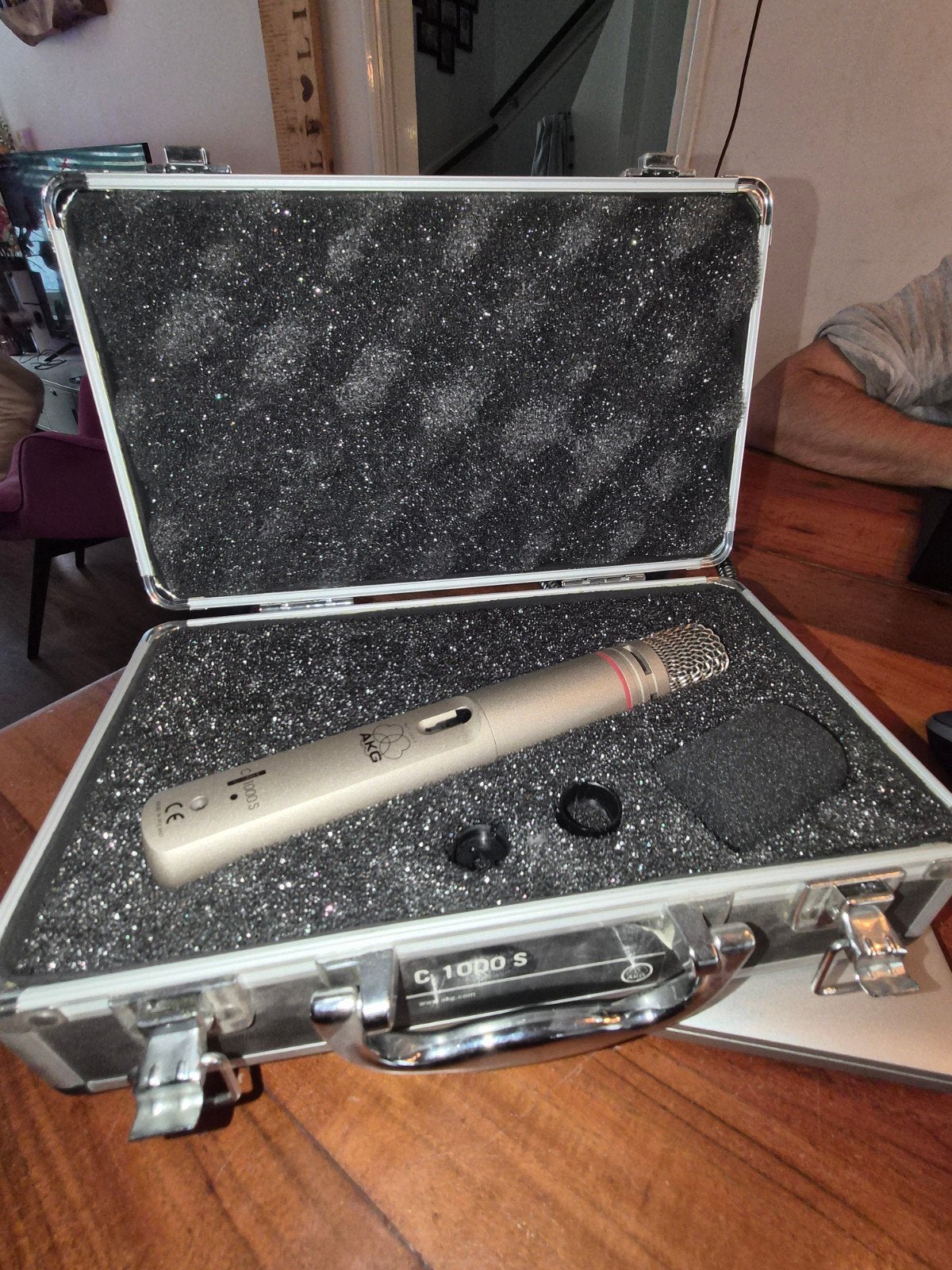 AKG C1000 S Condensator Microfoon met Koffer, Ophalen of Verzenden, Zo goed als nieuw, Studiomicrofoon