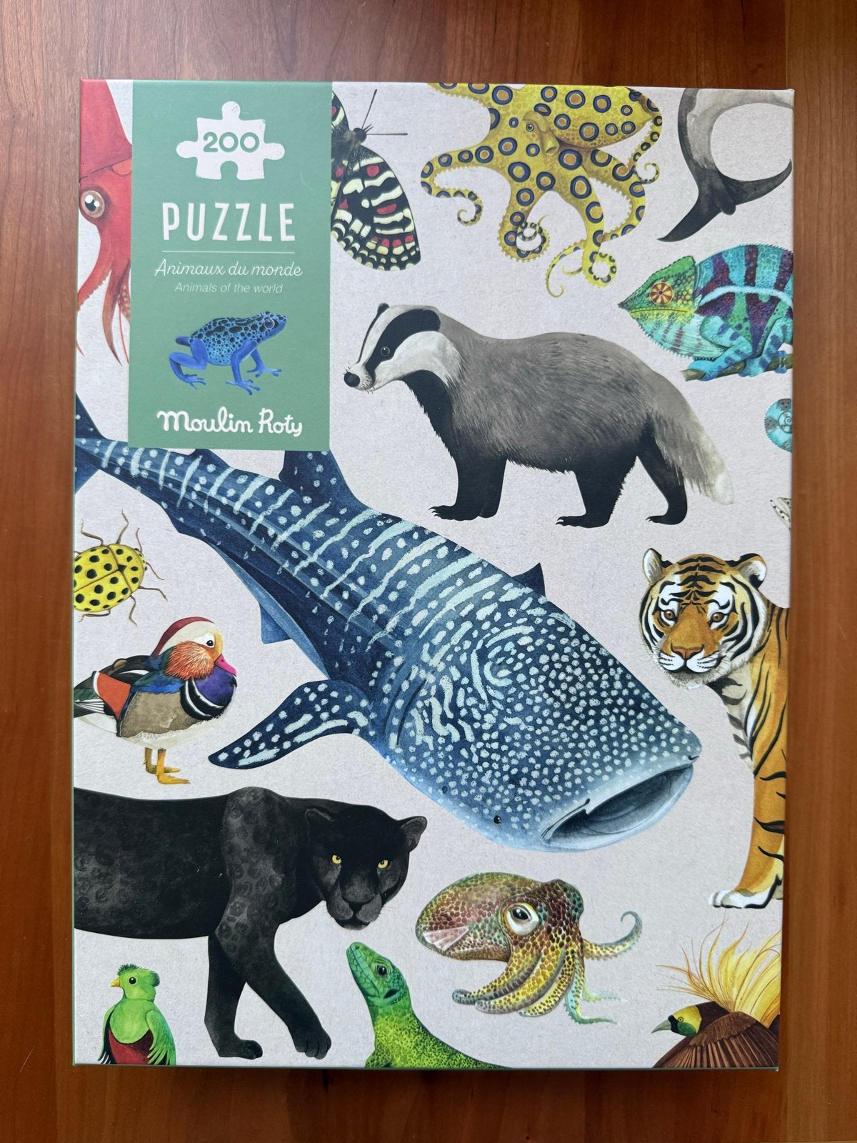Puzzel 200 stukjes, met mooie zoekposter!, Ophalen of Verzenden, Minder dan 500 stukjes, Zo goed als nieuw