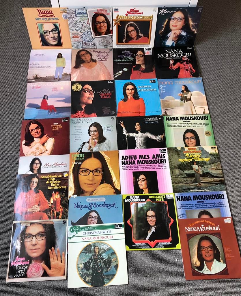 Nana Mouskouri grote verzameling 30 lp’s, Cd's en Dvd's, Vinyl | Overige Vinyl, Ophalen, Zo goed als nieuw, 12 inch