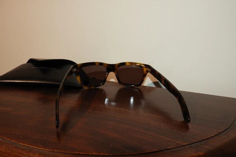 Yves Saint Laurent zonnebril bruin montuur merk in glas, Overige merken, Zonnebril, Bruin, Verzenden