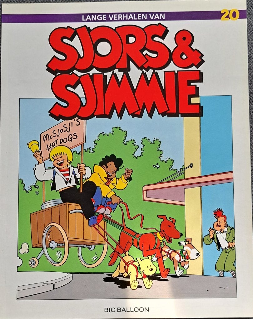 Sjors en Sjimmie Nr. 20 Hot Dogs, Eén stripboek, Ophalen of Verzenden, Gelezen