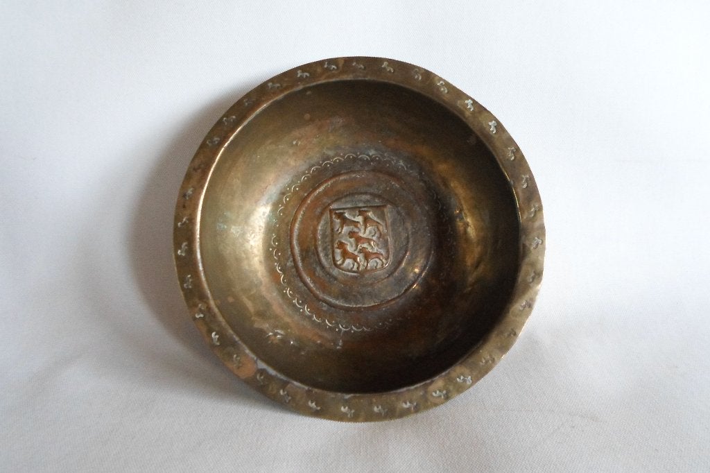 Neuremberg Schaal 5 Leeuwen Antiek, Ophalen of Verzenden