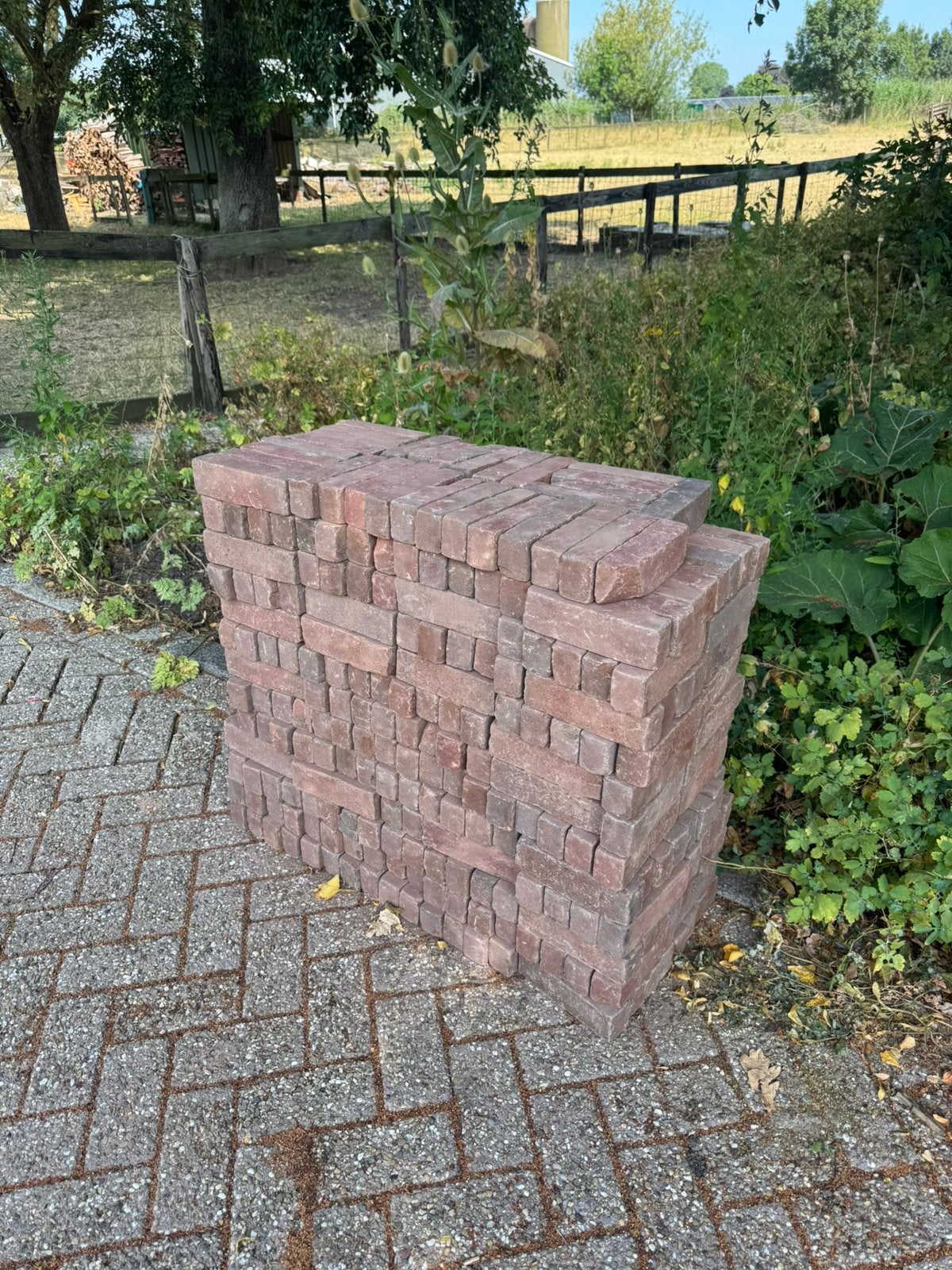 Ruim 3.5 m2 NiEUWE 5 duims gebakken klinkers, Ophalen, Nieuw, Klinkers