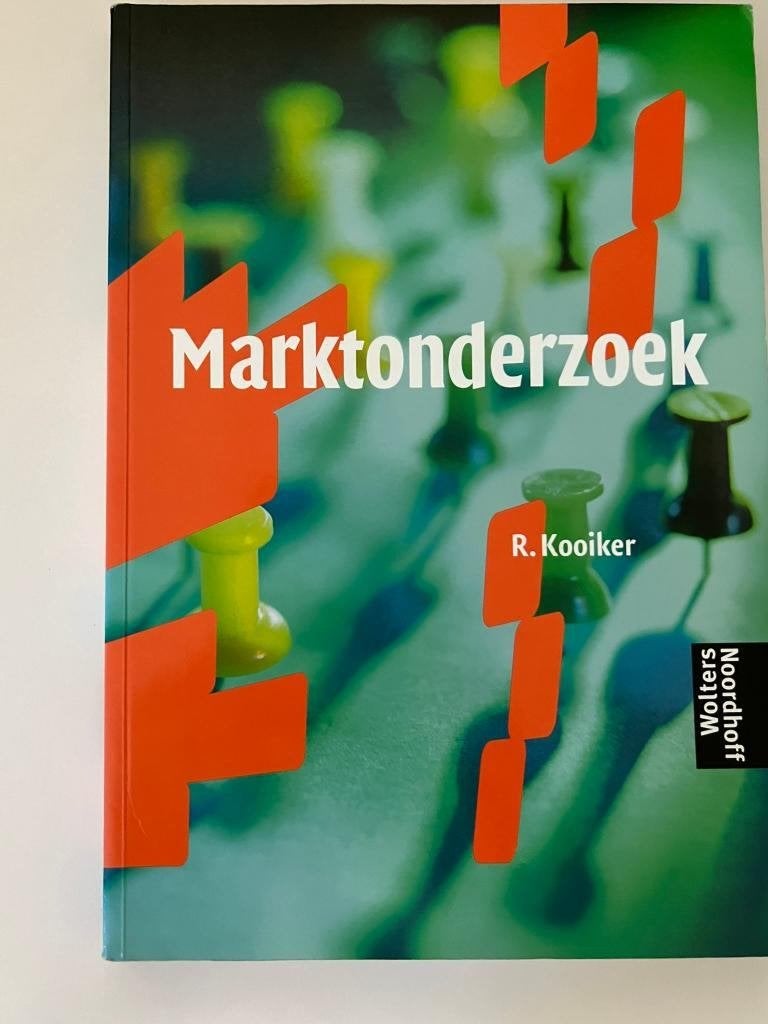 Marktonderzoek - R. Kooiker - Wolters Noordhoff, Ophalen of Verzenden, Gelezen, Economie en Marketing, Onbekend