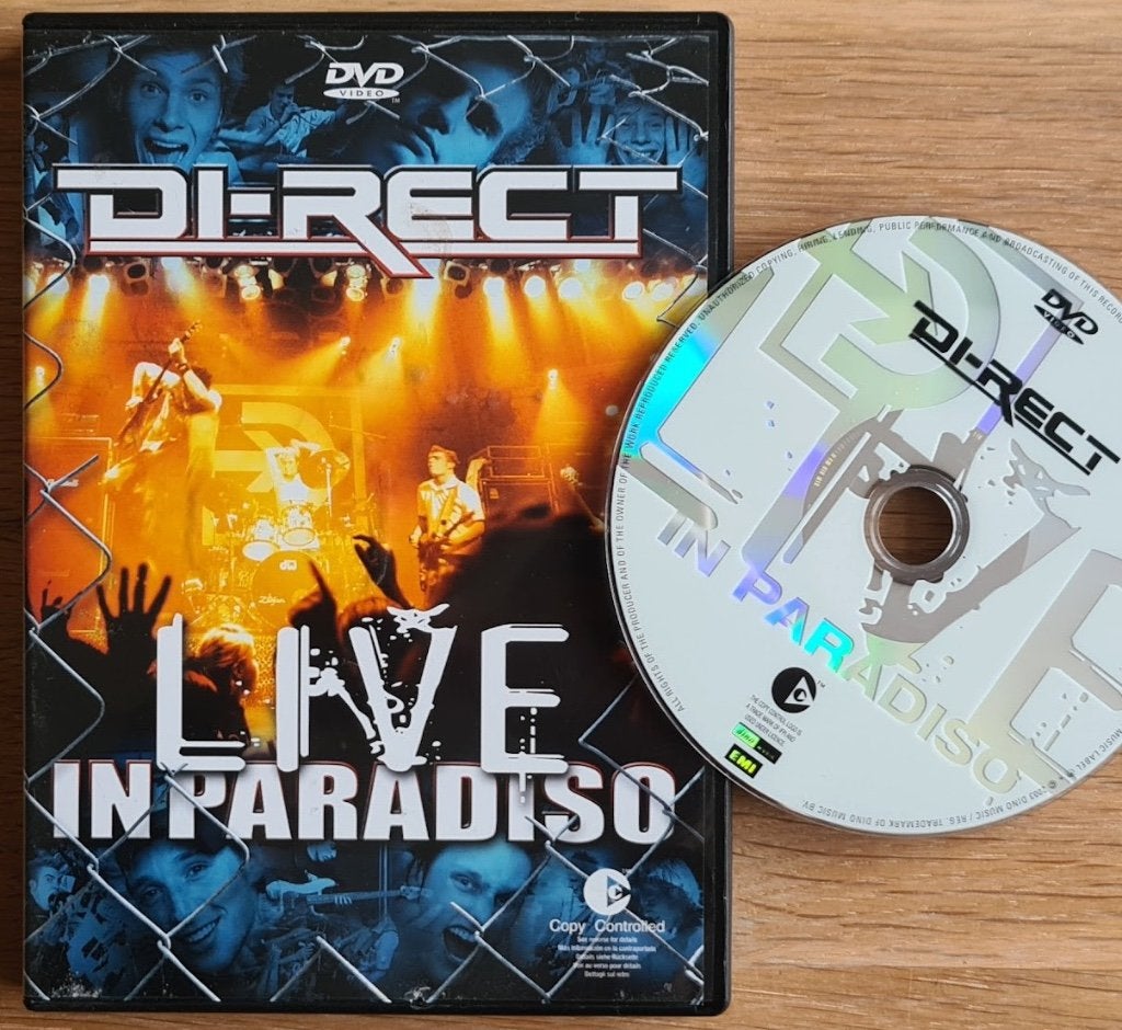 DI-RECT - Live in Paradiso (2003) ( DVD ), Vanaf 16 jaar, Ophalen of Verzenden, Zo goed als nieuw, Concert