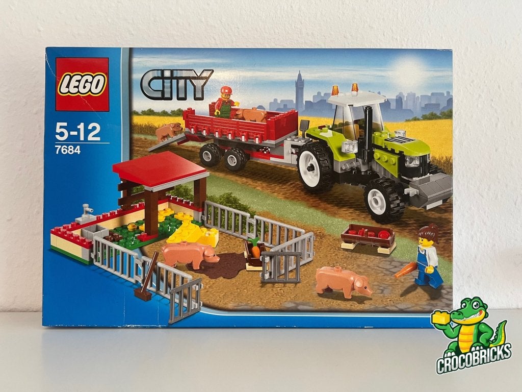 LEGO City Varkensboerderij en tractor 7684, Kinderen en Baby's, Speelgoed | Duplo en Lego, Niet ingevuld, Niet ingevuld, Niet ingevuld