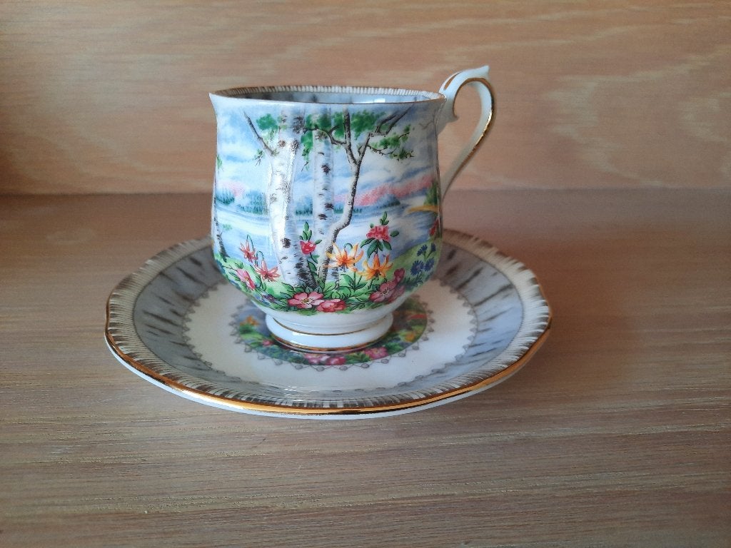 Silver birch dames model royal albert, Ophalen of Verzenden