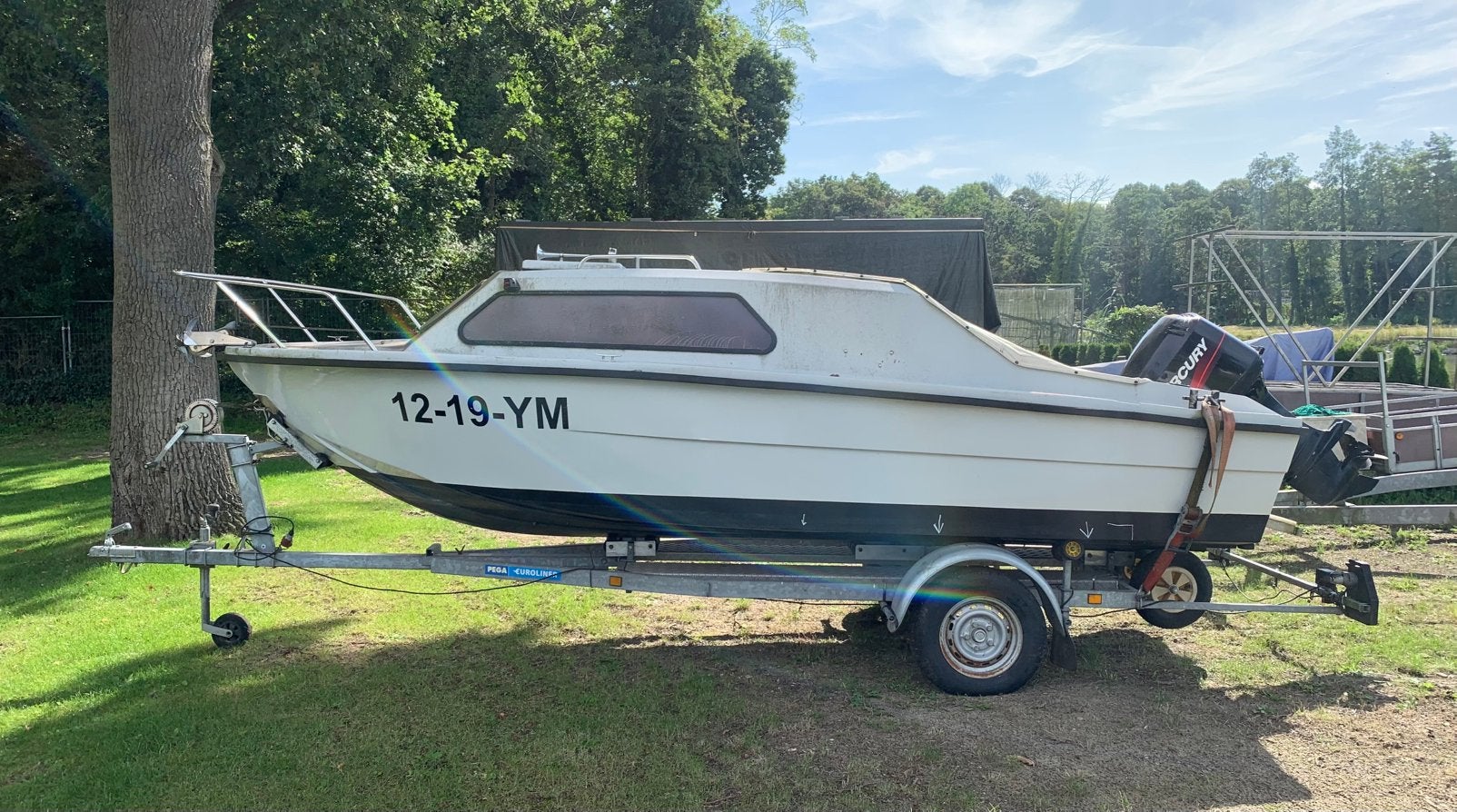 Kajuit Boot mayland met mecury 50 pk motor, Ophalen, Overige merken, Gebruikt, 5 m