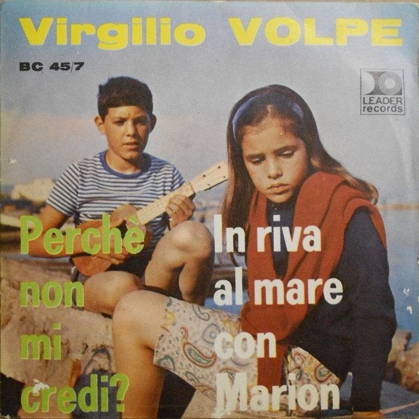 Virgilio Volpe "In Riva Al Mare Con Marion" (1964 Leader), Gebruikt, 7 inch, Pop, Fotohoes