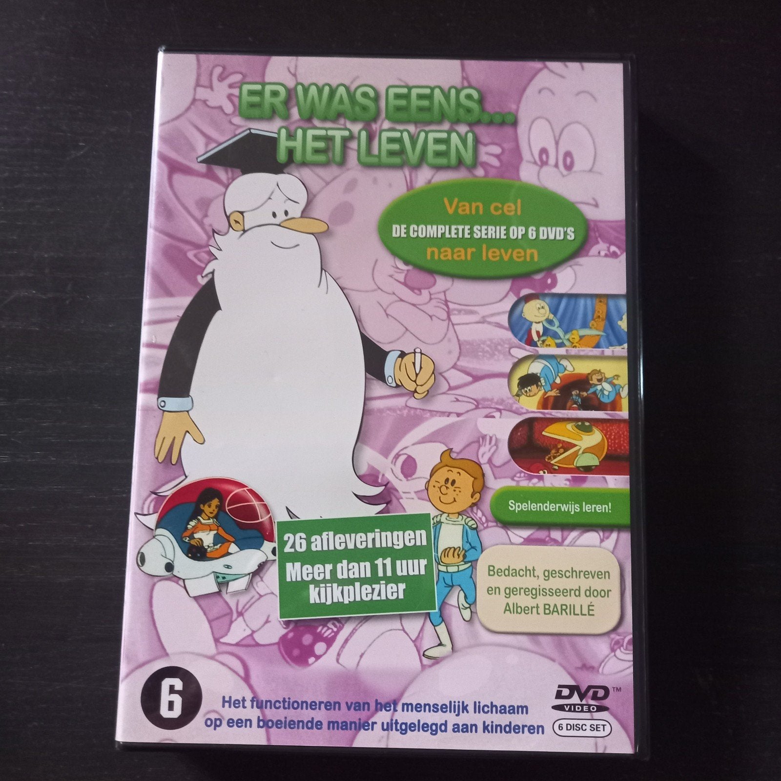 Er Was Eens... Het Leven - Complete DVD Box (6 discs), Animatie, Alle leeftijden, Tv-serie, Zo goed als nieuw