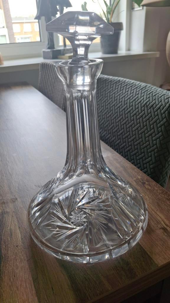 Prachtige kristallen karaf - Decanteerkan, Ophalen of Verzenden