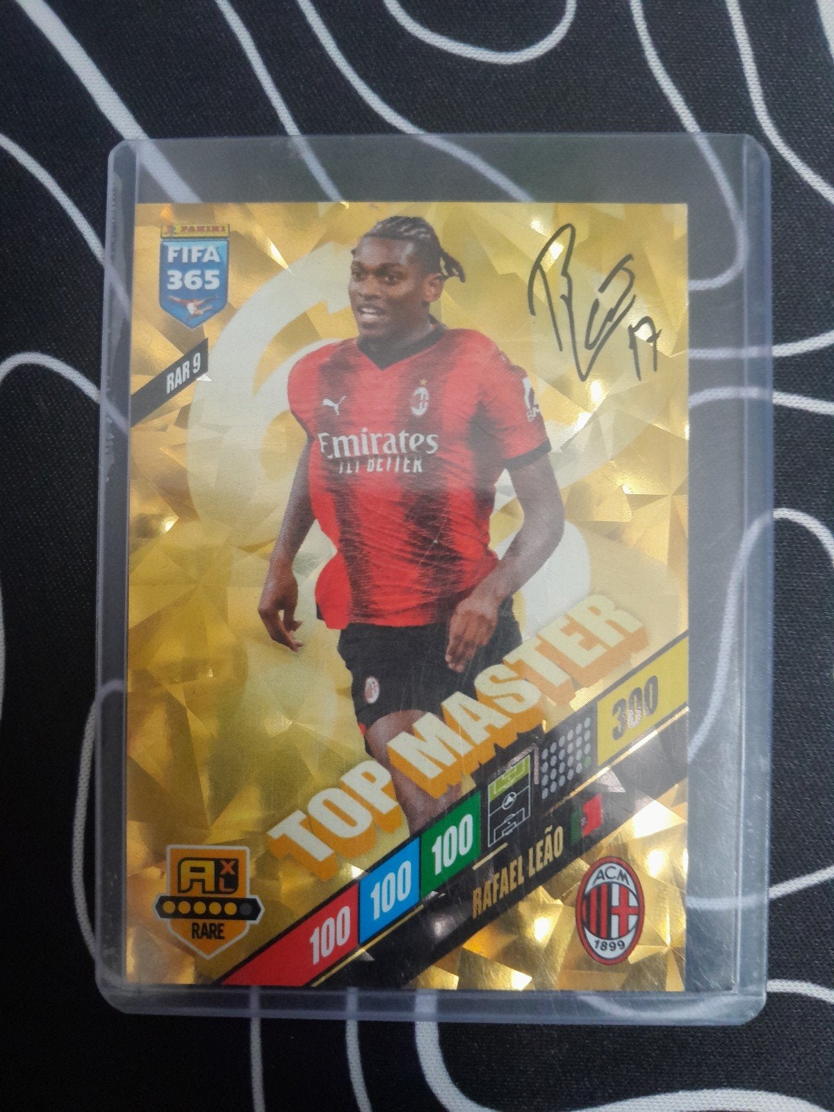 Rafael Leão Top Master kaart FIFA 365 Adrenalyn XL 2024, Ophalen of Verzenden, Zo goed als nieuw, Buitenlandse clubs, Spelerskaart