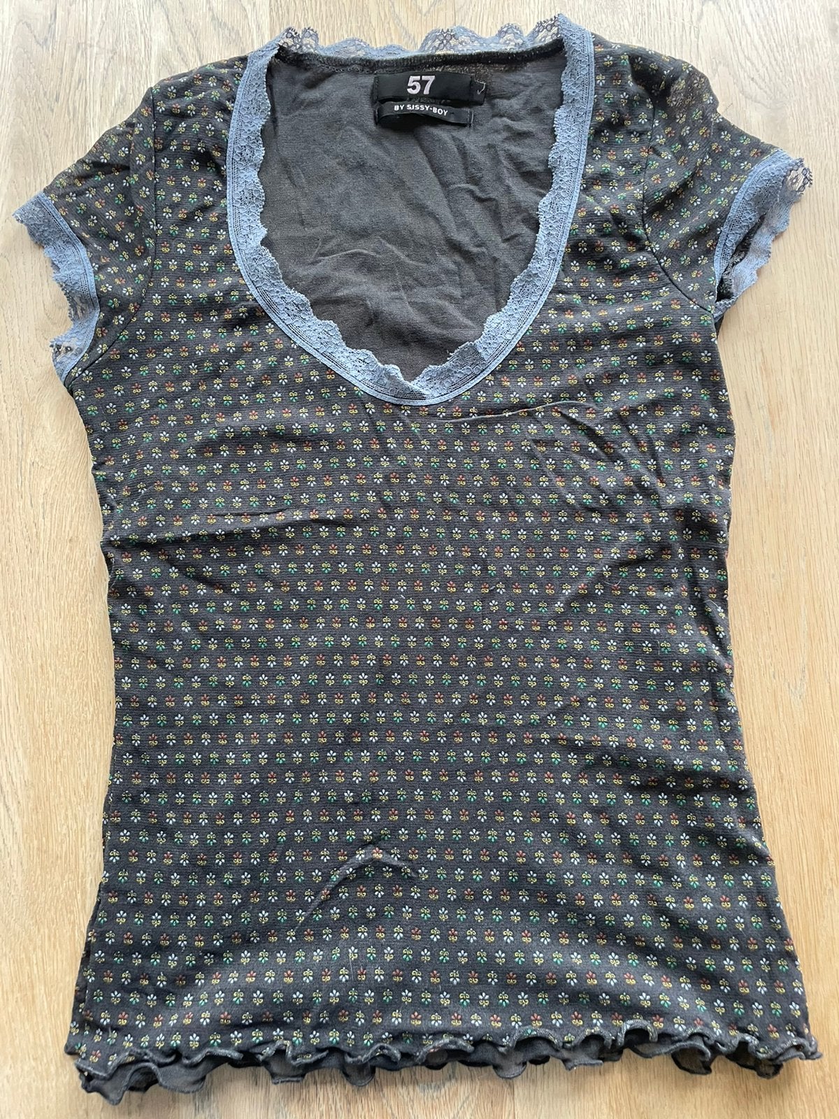 Sissy Boy 57 M mesh top, Ophalen of Verzenden, Zo goed als nieuw, Zwart, Lange mouw