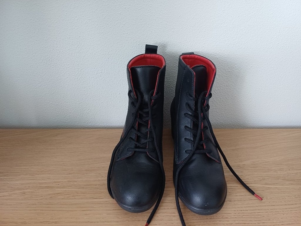 Dames werkschoenen met hoge hak, Ophalen, Zwart, Lavoro, Zo goed als nieuw