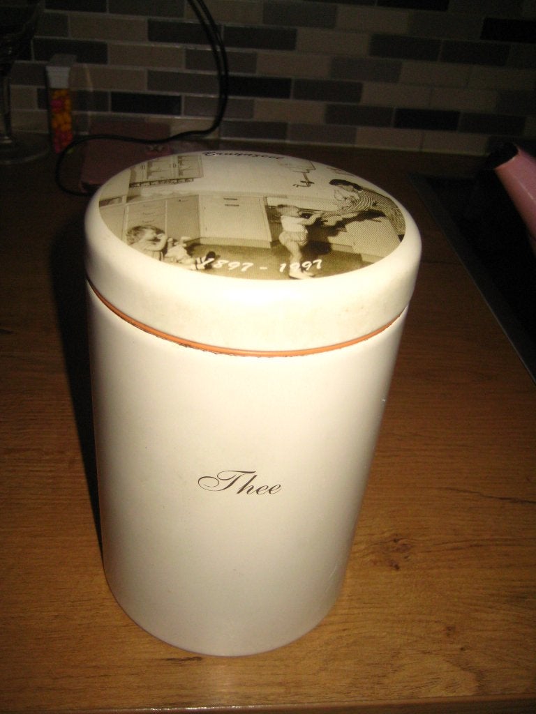 thee blik bruynzeel keuken 1897-1997 (brabantia), Ophalen of Verzenden, Zo goed als nieuw, Overige