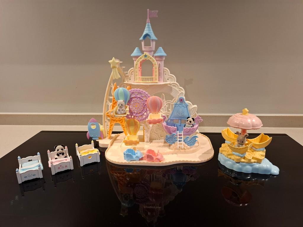 Sylvanian Families Kasteel Speelset met Accessoires, Ophalen of Verzenden, Gebruikt, Jongen of Meisje