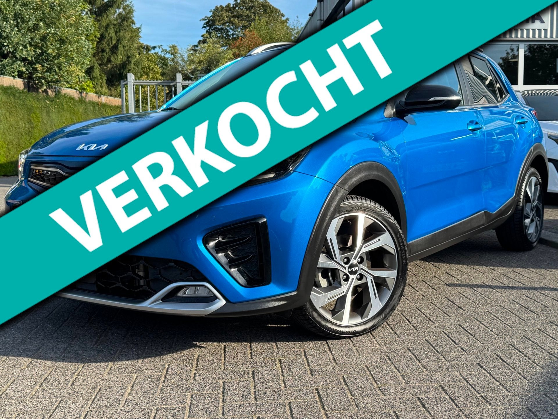Kia Stonic 1.0 T-GDi MHEV GT-PlusLine AUTOMAAT| Afneembare T, 450 kg, Gebruikt, Euro 6, Blauw