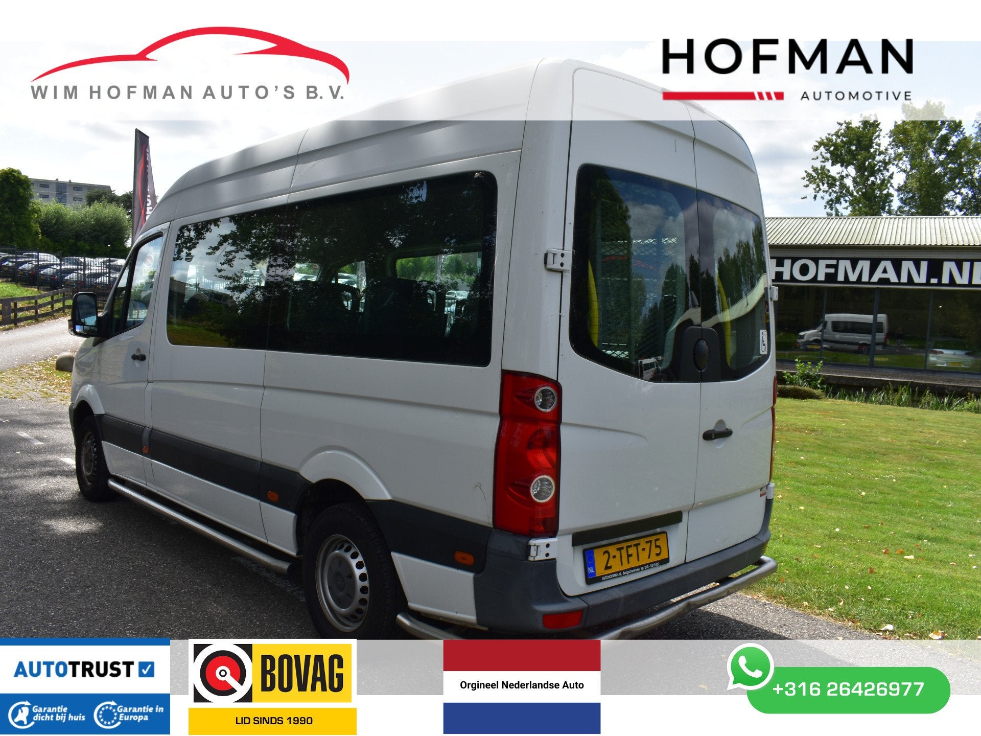 Volkswagen Crafter Nw Koppeling L2H2 Combi Airco 9 pers Rols, 13 km/l, Achterwielaandrijving, Gebruikt, 116 pk