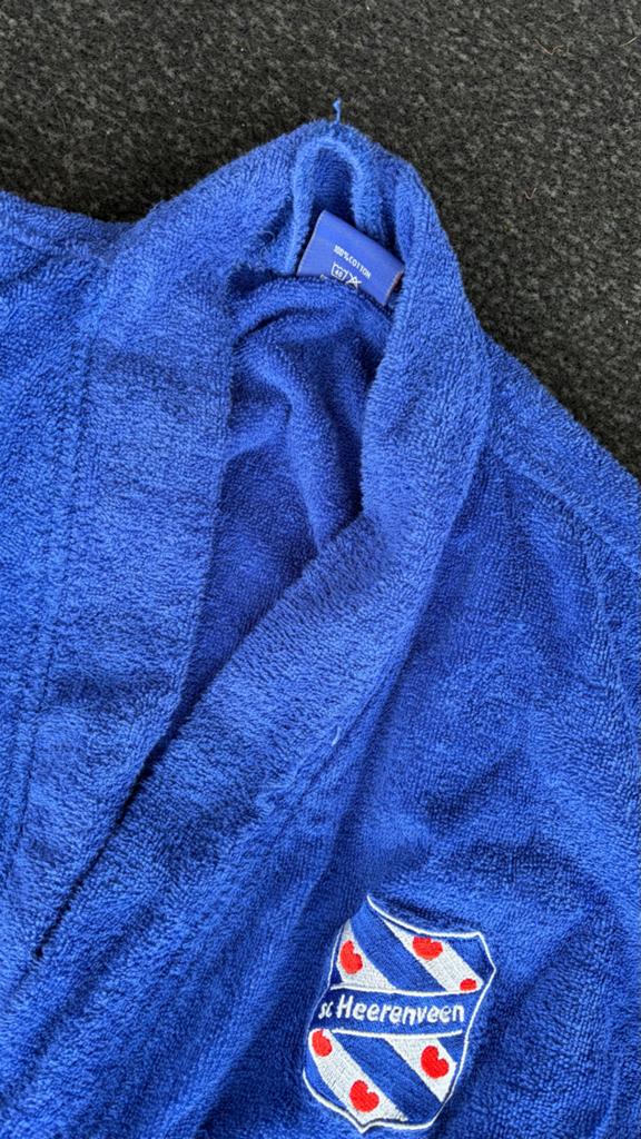 SC Heerenveen Badjas - Blauw, Ophalen, Maat 48/50 (M), Blauw