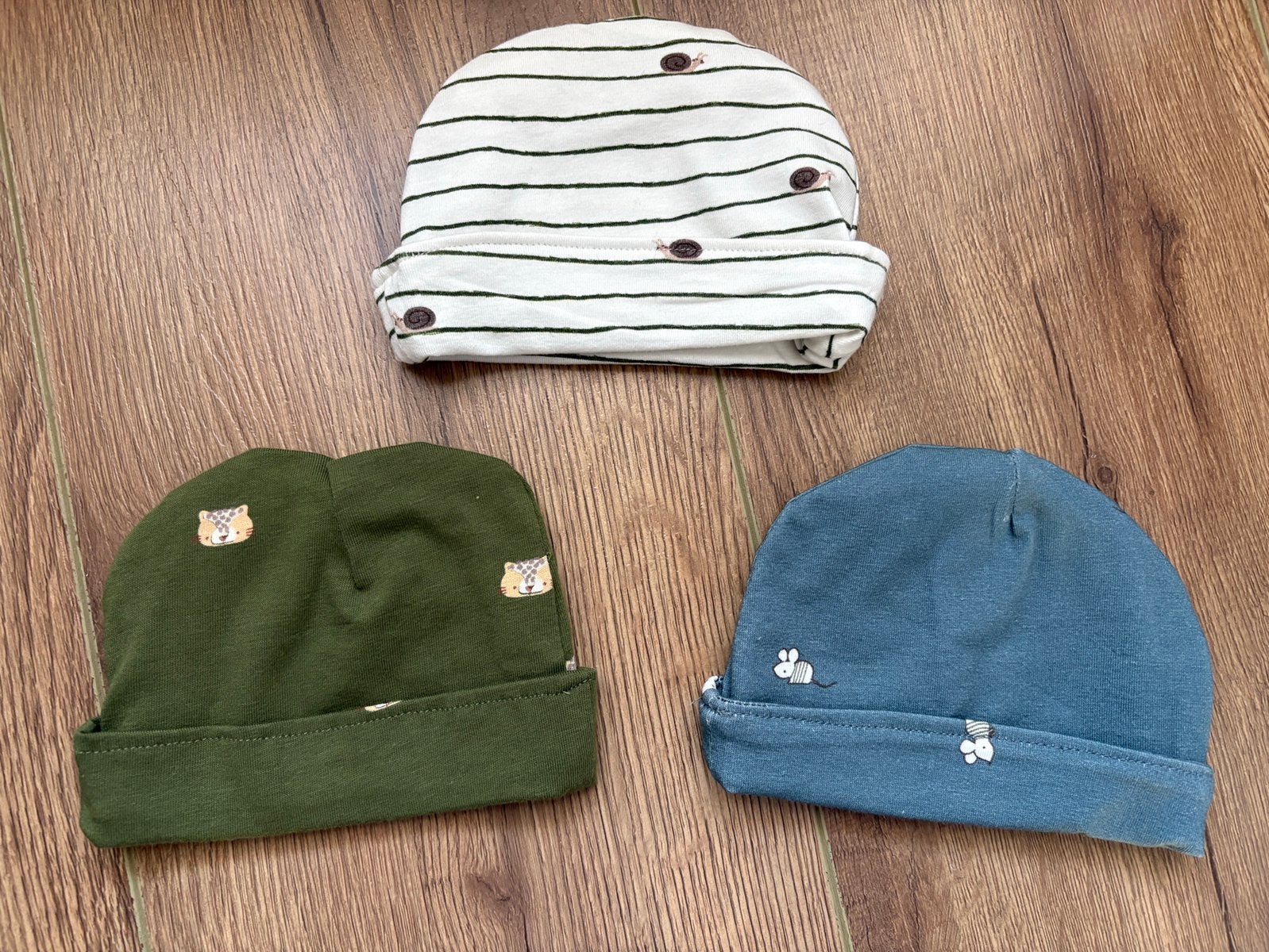 Nieuwe baby mutsjes - 0-3 mnd, Kinderen en Baby's, Maat 56, Nieuw, Ophalen of Verzenden, Jongetje