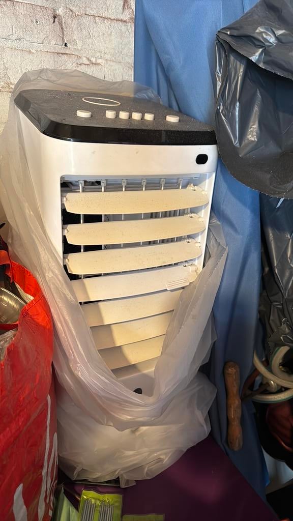 Airco met waterbak, Ophalen, Minder dan 60 m³, 3 snelheden of meer, Zo goed als nieuw