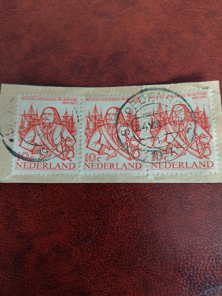 stempel Sint Oedenrode op briefstuk, Michiel de Ruyter,, Verzenden, Na 1940, Gestempeld