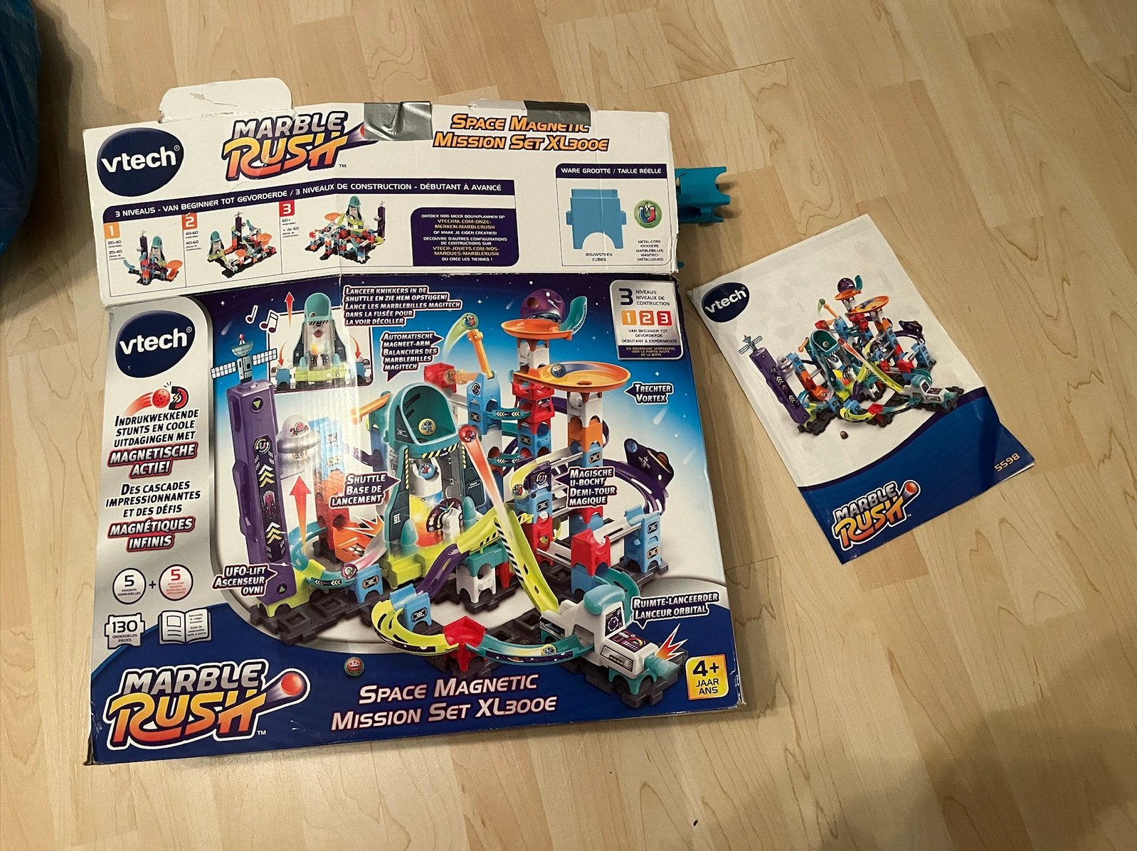 VTech Marble Rush Space Magnetic Mission XL300, Ophalen of Verzenden, Gebruikt, Overige merken
