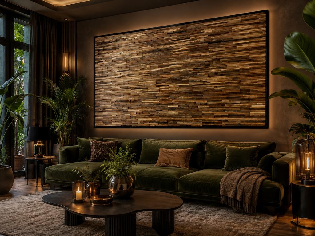 Luxe houten 3D wandpanelen / schrootjes – per stuk of per m², Hout, Nieuw, Ophalen of Verzenden, Wandbord of Wandpaneel